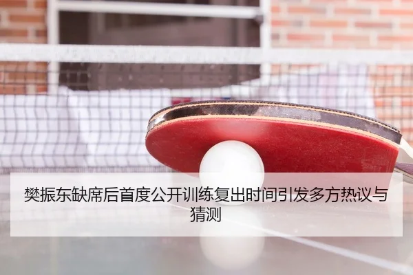 樊振东缺席后首度公开训练复出时间引发多方热议与猜测